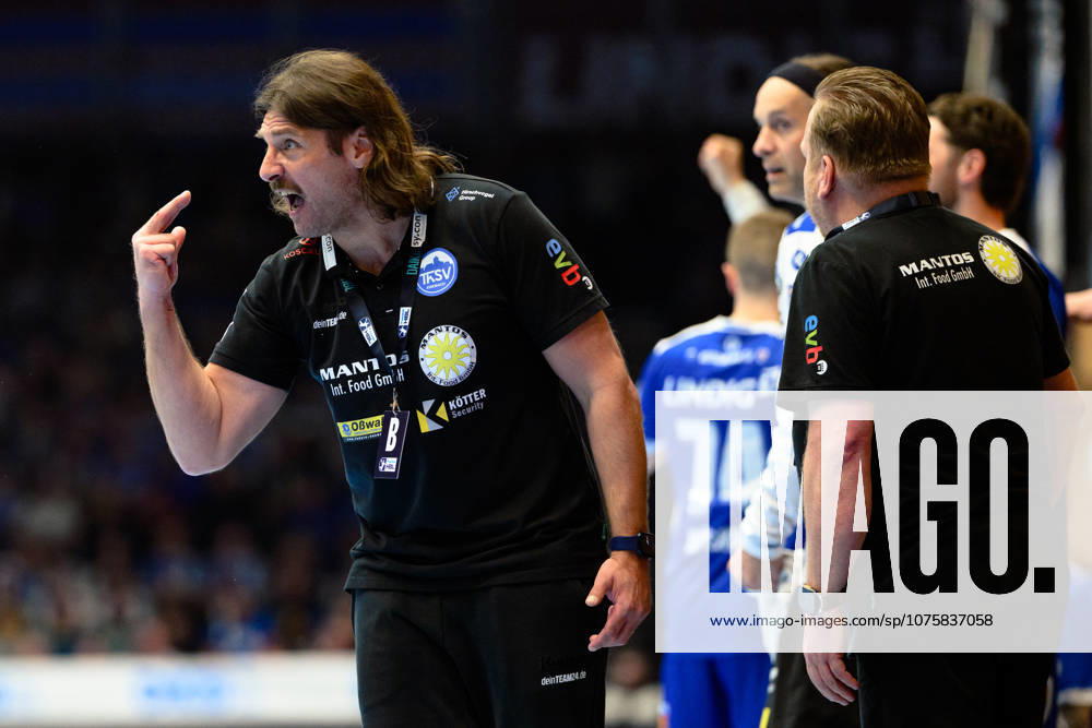 Sebastian Hinze ThSV Eisenach, Coach GER, ThSV Eisenach v TSV Hannover Burgdorf, 1 Daikin Handballbundesliga, Handball, Matchday 28, Season 2025 2026, 7 p.m., 10 04 2026 GER, ThSV Eisenach v TSV Hannover Burgdorf, 1 Daikin Handballbundesliga, Handball, Matchday 28, Season 2025 2026, 7 p.m., 10 04 2026 Eisenach