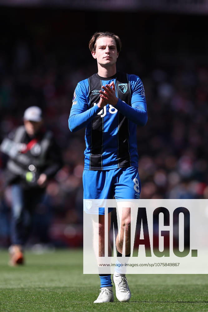 11th April 2026; Emirates Stadium, London, England; Premier League Football, Arsenal versus Bournemouth; Alex Scott of Bournemouth after the match KatiexChan