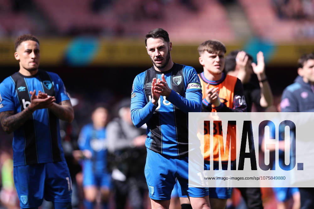 11th April 2026; Emirates Stadium, London, England; Premier League Football, Arsenal versus Bournemouth; Adam Smith of Bournemouth after the match KatiexChan