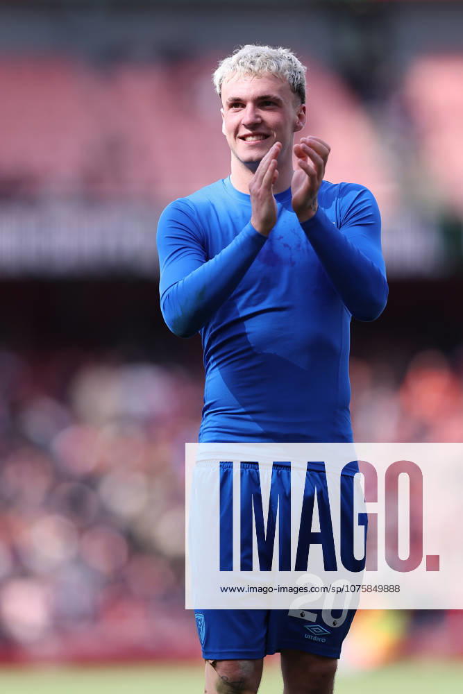 11th April 2026; Emirates Stadium, London, England; Premier League Football, Arsenal versus Bournemouth; Alex Jimenez of Bournemouth after the match KatiexChan