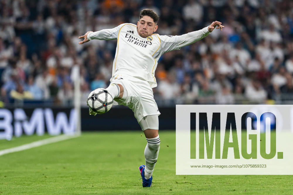 REAL MADRID CF v GIRONA. LA LIGA 2025 2026. ROUND 31. REAL MADRID CF v GIRONA FC. LA LIGA 2025 2026. ROUND 31. Real Madrid CFÂ s Fede Valverde during La Liga match. April 10, 2026 (ALTERPHOTOS Tomas Garrido) MadridSpain