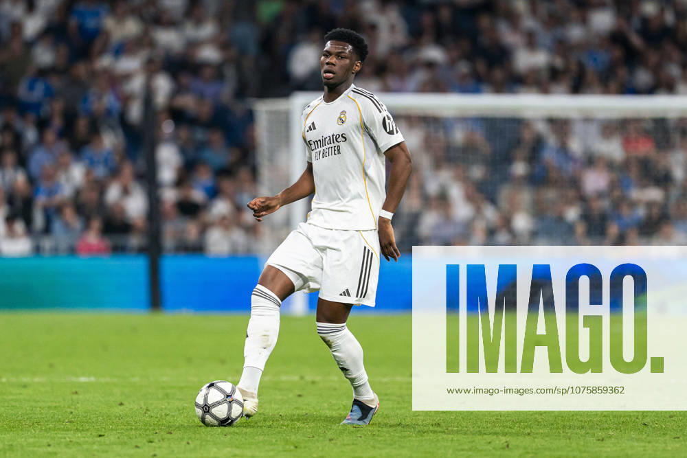 REAL MADRID CF v GIRONA. LA LIGA 2025 2026. ROUND 31. REAL MADRID CF v GIRONA FC. LA LIGA 2025 2026. ROUND 31. Real Madrid CFÂ s Aurelien Tchouameni during La Liga match. April 10, 2026 (ALTERPHOTOS Tomas Garrido) MadridSpain