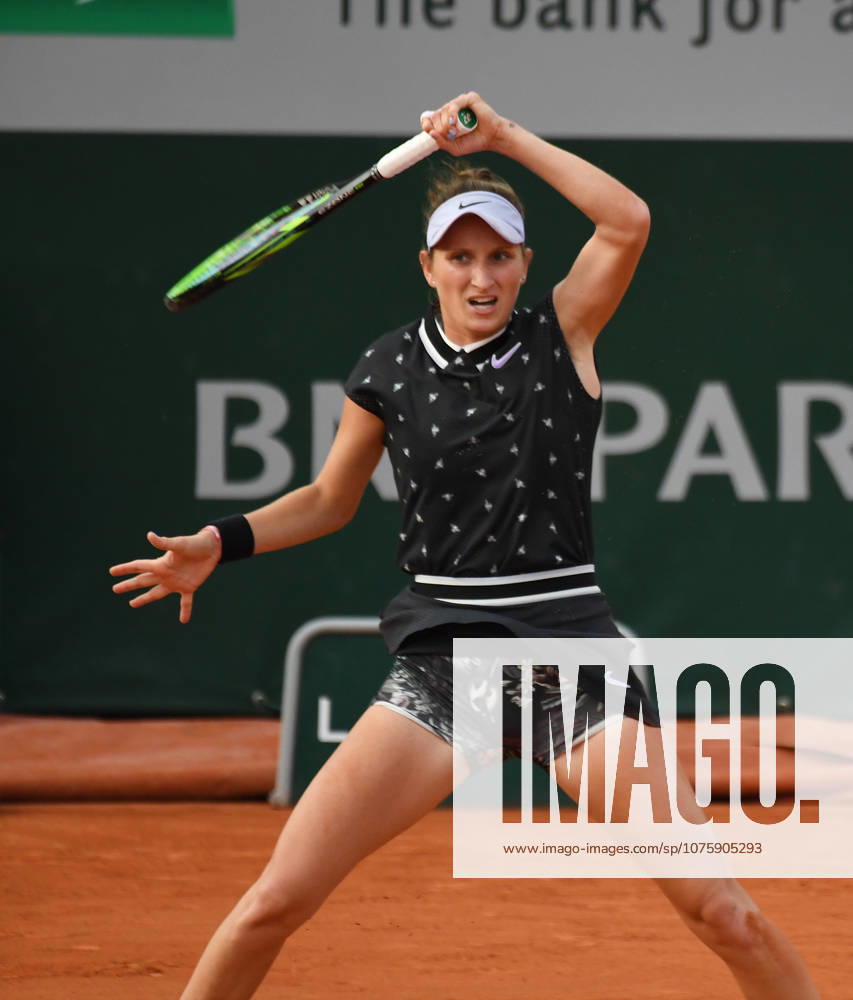 French Open 2019 Roland Garros Paris French Open 2019 04 06 19 Day 10 Marketa Vondrousova (CZE) beats Petra Martic (CRO) in quarter final Paris France