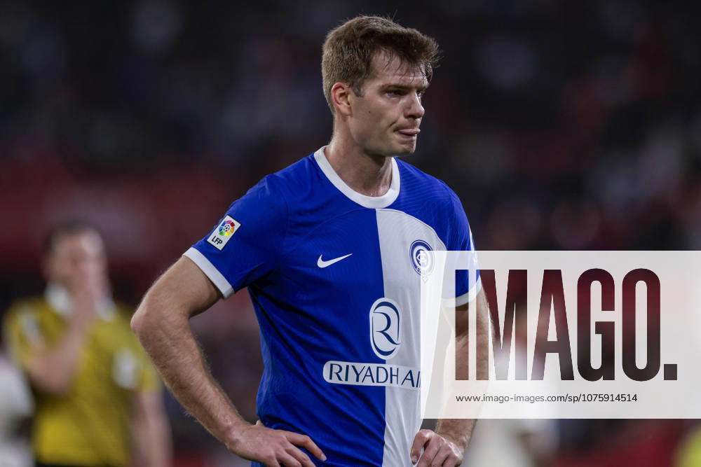 Sevilla FC v Atletico de Madrid - LaLiga EA Sports Alexander Sorloth of Atletico de Madrid reacts to a missed opportunity during the La Liga EA Sports match between Sevilla FC and Atletico de Madrid at Ramon Sanchez Pizjuan in Seville, Spain, on April 11, 2026. Seville Spain