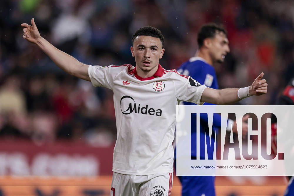 Sevilla FC v Atletico de Madrid - LaLiga EA Sports Ruben Vargas of Sevilla FC reacts to a missed opportunity during the La Liga EA Sports match between Sevilla FC and Atletico de Madrid at Ramon Sanchez Pizjuan in Seville, Spain, on April 11, 2026. Seville Spain