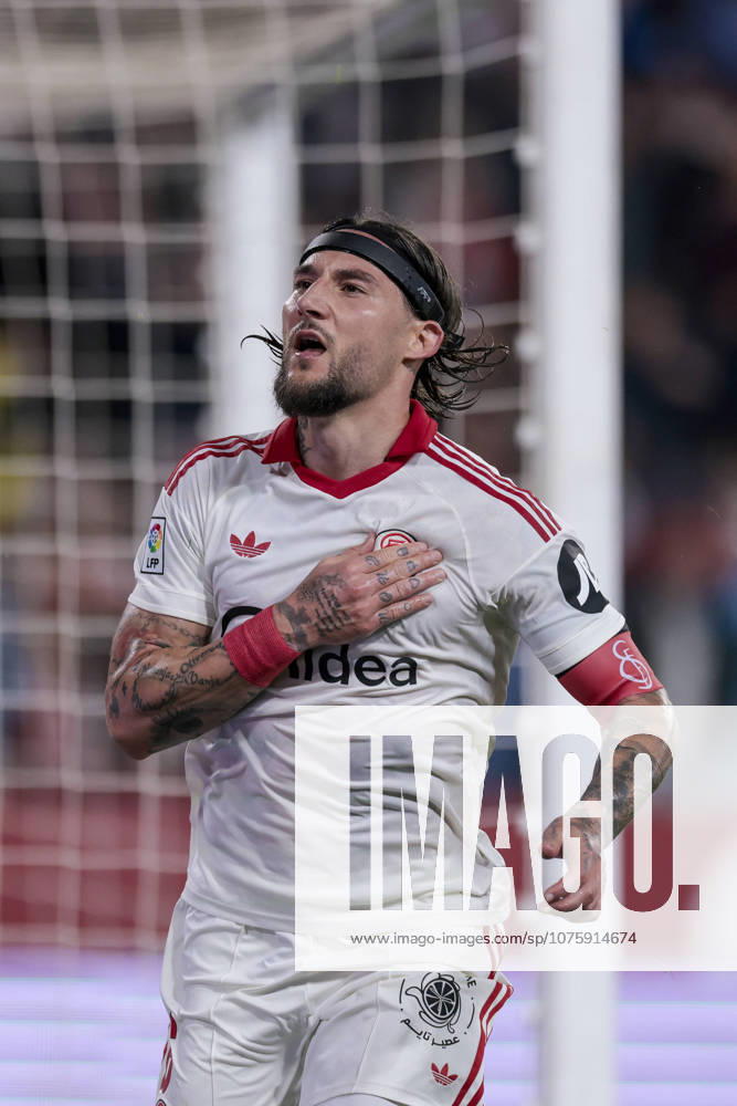 Sevilla FC v Atletico de Madrid - LaLiga EA Sports Nemanja Gudelj of Sevilla FC celebrates a goal during the La Liga EA Sports match between Sevilla FC and Atletico de Madrid at Ramon Sanchez Pizjuan in Seville, Spain, on April 11, 2026. Seville Spain