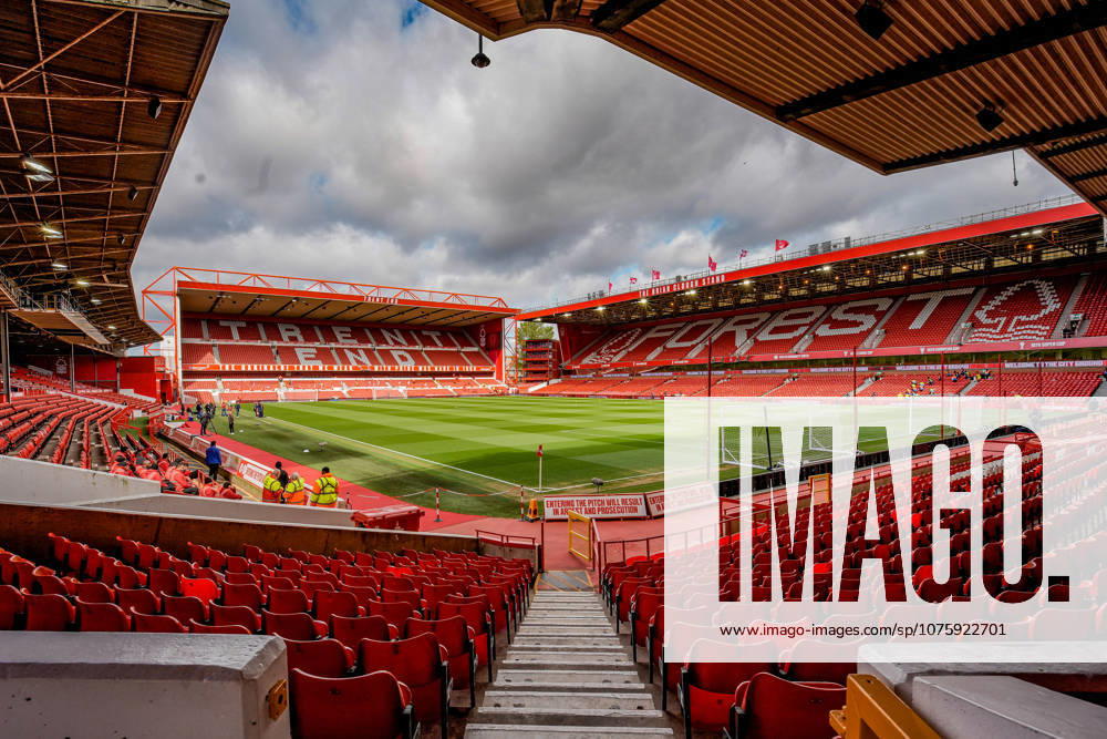 Premier League: Nottingham Forest v Aston Villa A general view of the pitch and stands during the Premier League match Nottingham Forest vs Aston Villa at City Ground, Nottingham, United Kingdom on 12 April 2026 (Photo by Maynard Manyowa News Images) Nottingham City Ground Nottinghamshire United Kingdom