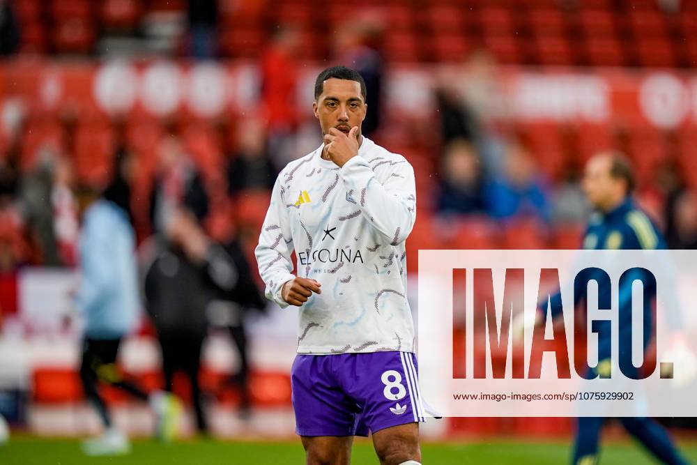 Premier League: Nottingham Forest v Aston Villa Youri Tielemans of Aston Villa in the pregame warmup session during the Premier League match Nottingham Forest vs Aston Villa at City Ground, Nottingham, United Kingdom on 12 April 2026 (Photo by Maynard Manyowa News Images) Nottingham City Ground Nottinghamshire United Kingdom