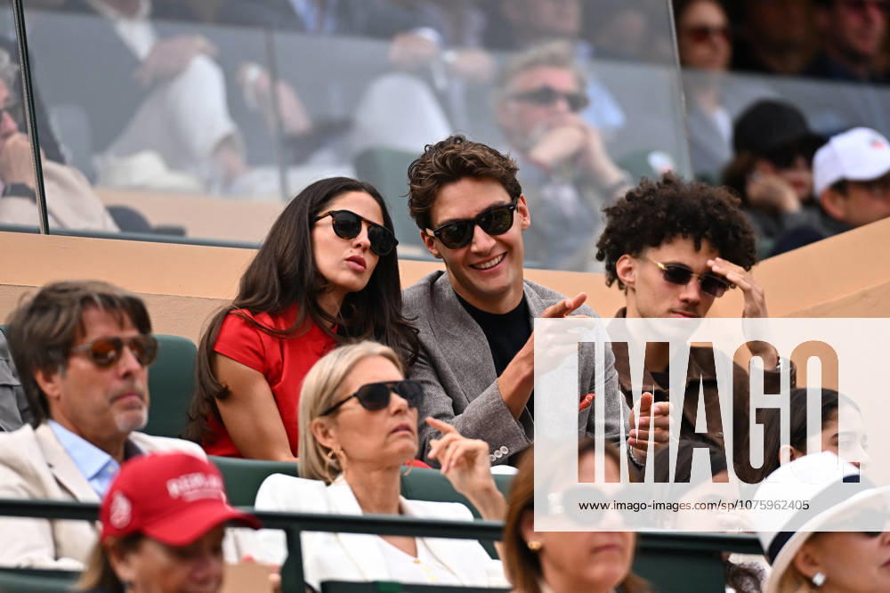 George Russell, Carmen Montero Mundt and Maghnes Akliouche At Monte-Carlo Masters 2026 - Monaco George Russell, Carmen Montero Mundt and Maghnes Akliouche during the men’s final at the 2026 Rolex Monte-Carlo Masters in Monte-Carlo, MONACO, on April 12, 2026. Photo by Corinne Dubreuil ABACAPRESS.COM Monte Carlo