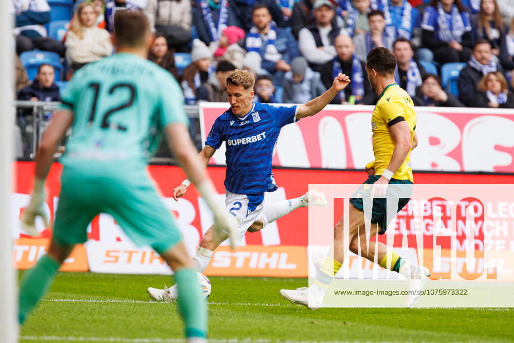 Joel Pereira seen during PKO BP Ekstraklasa 25 26 game between teams of Lech Poznan and GKS Katowice (Ernest Kolodziej Ball Raw Images) Poznan ENEA Stadion Poland
