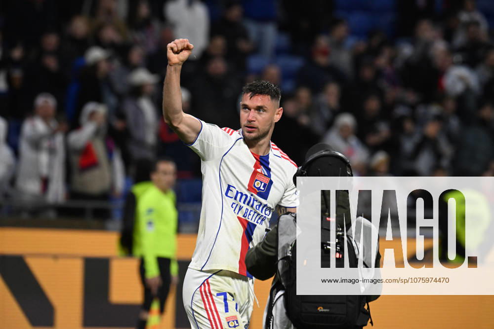 Football : Olympique Lyonnais v Lorient - French ligue 1- 12 04 2026 YAREMCHUK Roman of Lyon scoring goal during the French ligue 1 match between Olympique Lyonnais and Lorient at Groupama Stadium Decines Charpieu Lyon on April 12, 2026 , France LYONFrance