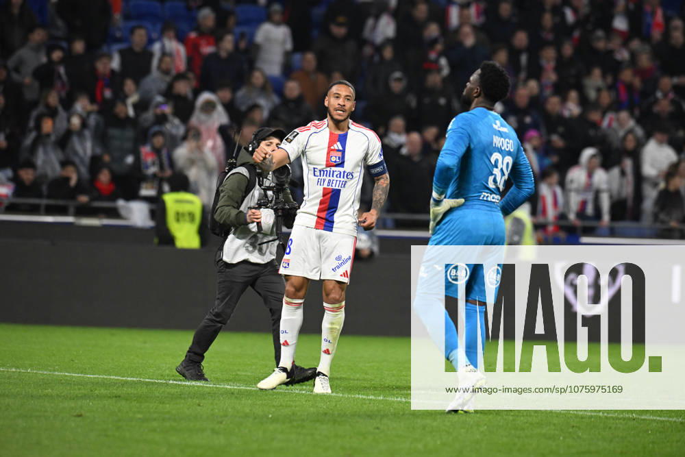 Football : Olympique Lyonnais v Lorient - French ligue 1- 12 04 2026 Corentin TOLISSO of Lyon scoring goal during the French ligue 1 match between Olympique Lyonnais and Lorient at Groupama Stadium Decines Charpieu Lyon on April 12, 2026 , France LYONFrance