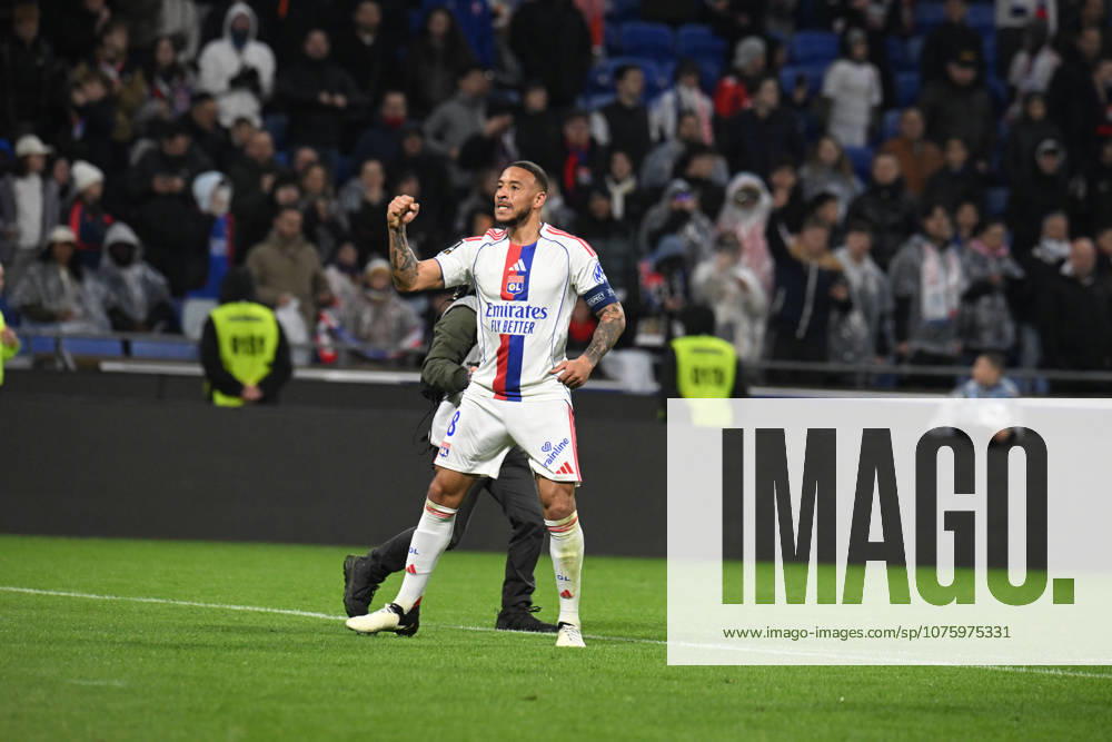 Football : Olympique Lyonnais v Lorient - French ligue 1- 12 04 2026 Corentin TOLISSO of Lyon scoring goal during the French ligue 1 match between Olympique Lyonnais and Lorient at Groupama Stadium Decines Charpieu Lyon on April 12, 2026 , France LYONFrance