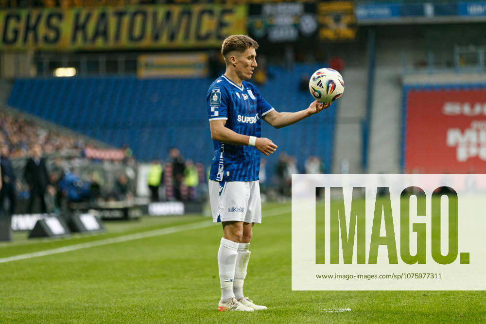 Joel Pereira seen during PKO BP Ekstraklasa 25 26 game between teams of Lech Poznan and GKS Katowice (Ernest Kolodziej Ball Raw Images) Poznan ENEA Stadion Poland