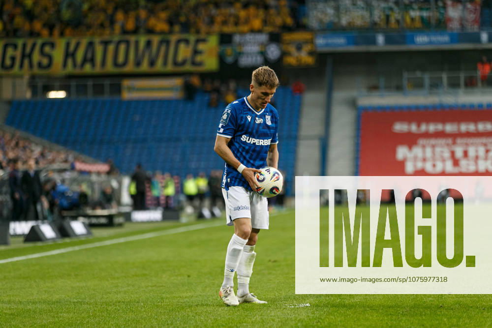Joel Pereira seen during PKO BP Ekstraklasa 25 26 game between teams of Lech Poznan and GKS Katowice (Ernest Kolodziej Ball Raw Images) Poznan ENEA Stadion Poland