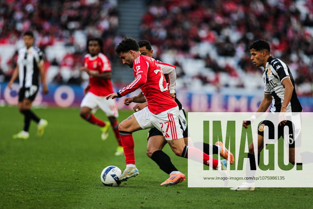 RAFA SILVA of Lisboa Benfica seen in action during the Liga Portugal Betclic 2025 26 match between SL Benfica and CD Nacional at Estadio da Luz. Soccer 2026: Benfica 2:0 Nacional - ZUMA 20260412_mda_a269_786