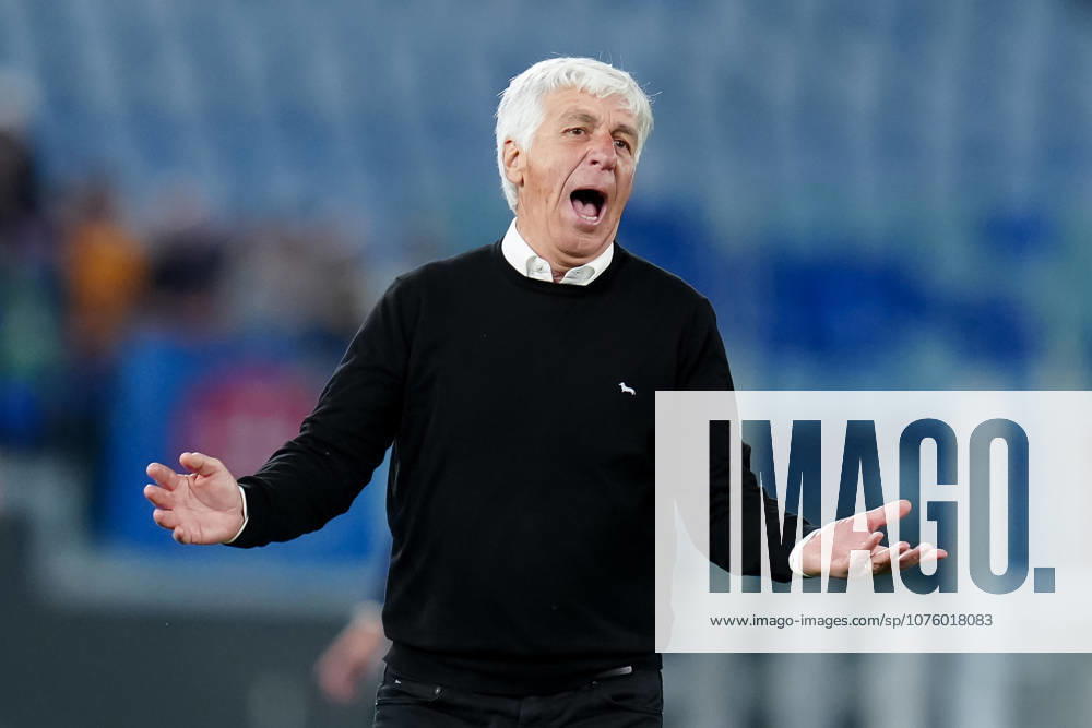 AS Roma v Pisa SC - Serie A Enilive Gian Piero Gasperini Head Coach of AS Roma yells during the serie Serie A Enilive match between AS Roma and Pisa SC at Stadio Olimpico on April 10, 2026 in Rome, Italy Rome Stadio Olimpico Lazio Italy