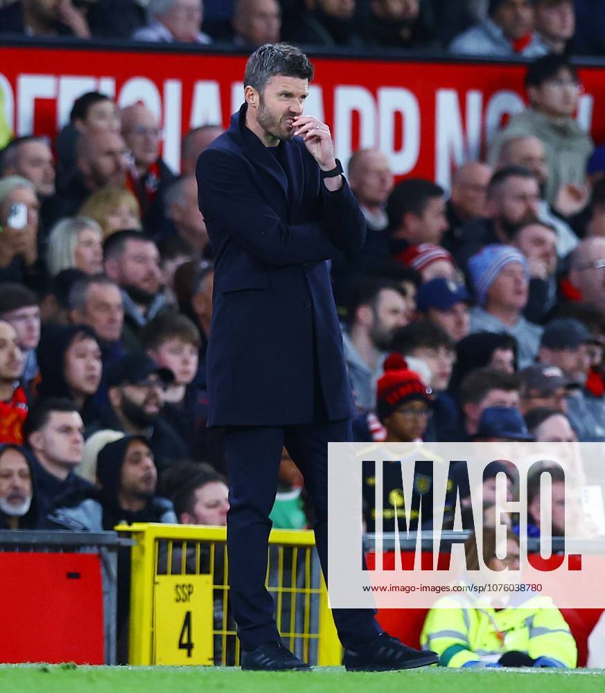 Manchester United, ManU caretaker manager Michael Carrick looks dejected Manchester United v Leeds United, Premier League, Football, Old Trafford, Manchester, UK - 13 Apr 2026Manchester Old Trafford United Kingdom