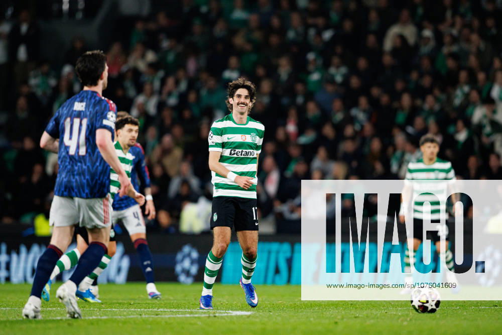 Francisco Trincao seen during UEFA Champions League quarterfinal game between teams of Sporting CP and Arsenal FC at Estadio Jose Alvalade (Maciej Rogowski Ball Raw Images) Lisbon Estadio Jose Alvalade Portugal