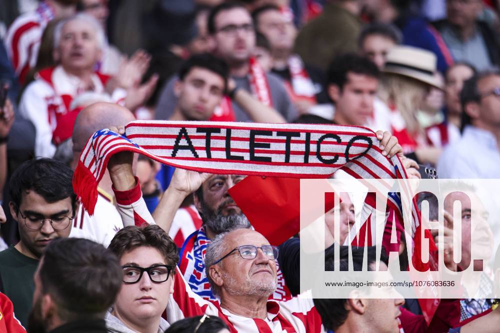 UEFA Champions League quarterfinal second leg soccer match Atletico Madrid vs FC Barcelona, Barca at Riyadh Air Metropolitano stadium in Madrid, Spain. 14 April 2026 Atletico de Madrid Fans 900 Cordon Press 900 CordonxPress LOF - Champions League Atletico Madrid vs FC Barcelona