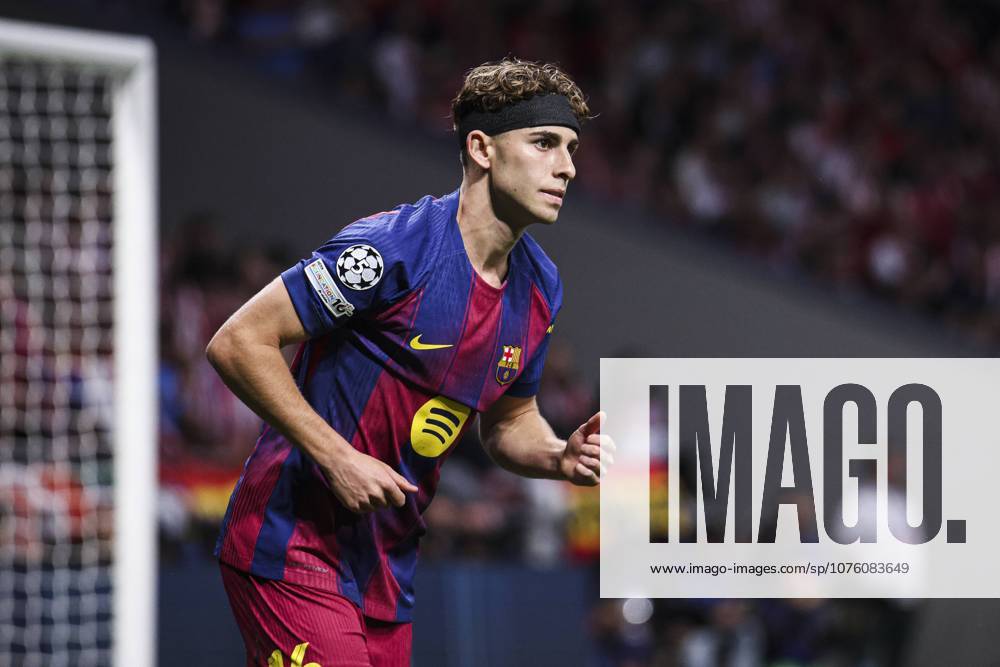 UEFA Champions League quarterfinal second leg soccer match Atletico Madrid vs FC Barcelona, Barca at Riyadh Air Metropolitano stadium in Madrid, Spain. 14 April 2026 Fermin 900 Cordon Press 900 CordonxPress LOF - Champions League Atletico Madrid vs FC Barcelona