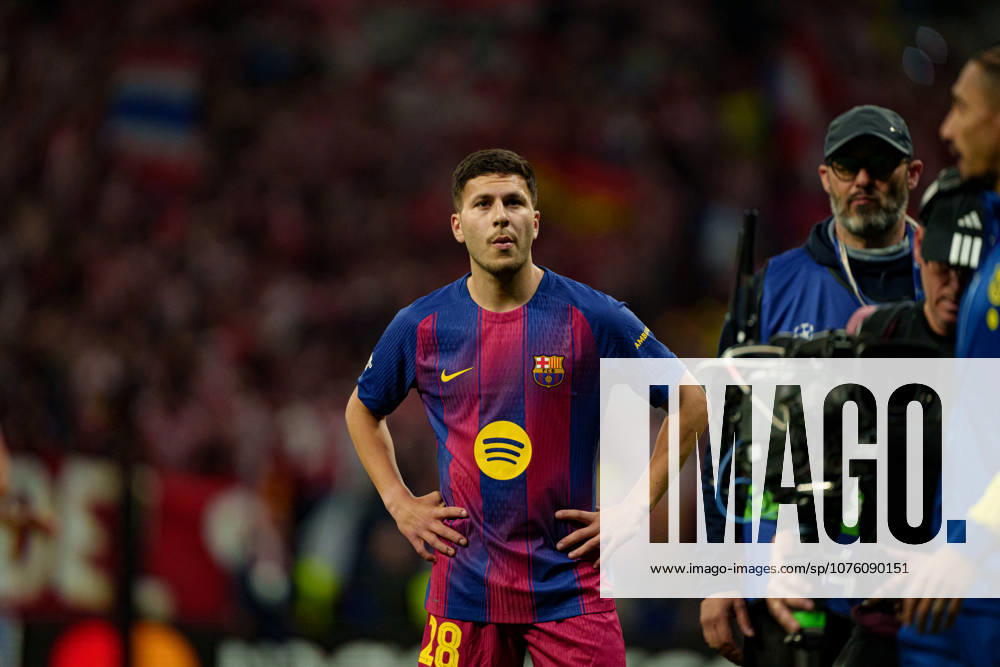 Roony Bardghji seen during UEFA Champions League quarterfinal game between teams of Atletico de Madrid and FC Barcelona, Barca (Kazimierz Koper Ball Raw Images) Madrid Estadio Jose Alvalade Spain