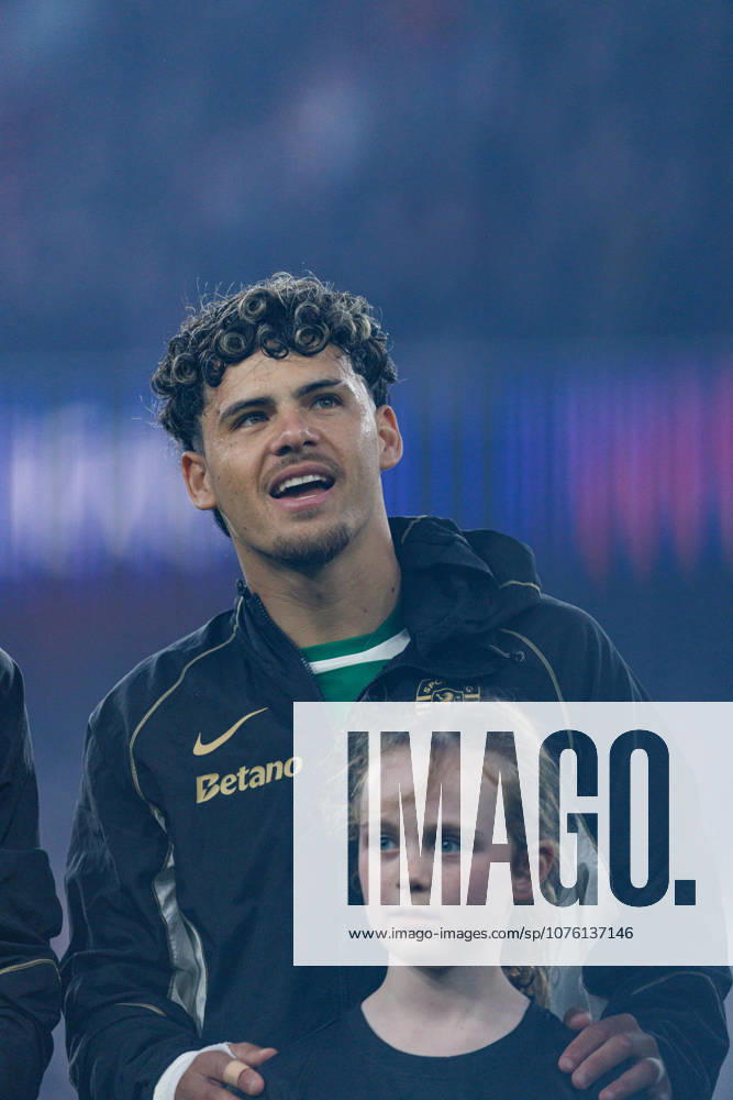 Maxi Araujo seen during UEFA Champions League quarterfinal game between teams of Arsenal FC and Sporting CP at Emirates Stadium (Maciej Rogowski Ball Raw Images) London Emirates Stadium United Kingdom