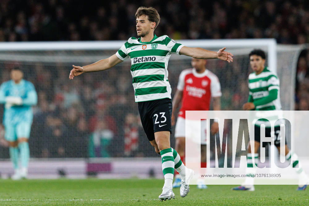 Daniel Braganca seen during UEFA Champions League quarterfinal game between teams of Arsenal FC and Sporting CP at Emirates Stadium (Maciej Rogowski Ball Raw Images) London Emirates Stadium United Kingdom