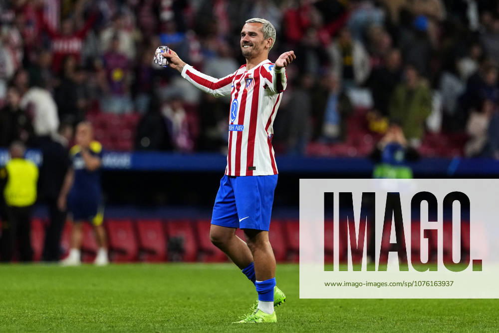 SOCCER-Matchday Round of Quarter-finals of UEFA Champions League match between Atletico de Madrid and FC Barcelona, Barca at Riyadh Air Metropolitano on April 14, 2026. Antoine Griezmann of Atletico de Madrid during the UEFA Champions League match between Atletico de Madrid and FC Barcelona at Riyadh Air Metropolitano on April 14, 2026. Madrid Madrid Spain