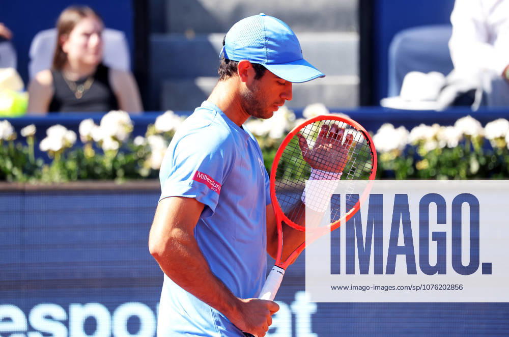 Barcelona Open Banc Sabadell 2026 Nuno Borges competes against Hamad Medjedovic during the quarter-finals (Day Seven) of the Barcelona Open Banc Sabadell 73rd Conde de Godo Trophy at Real Club de Tenis Barcelona 1899 in Barcelona, Spain, on April 17, 2026. Barcelona Spain