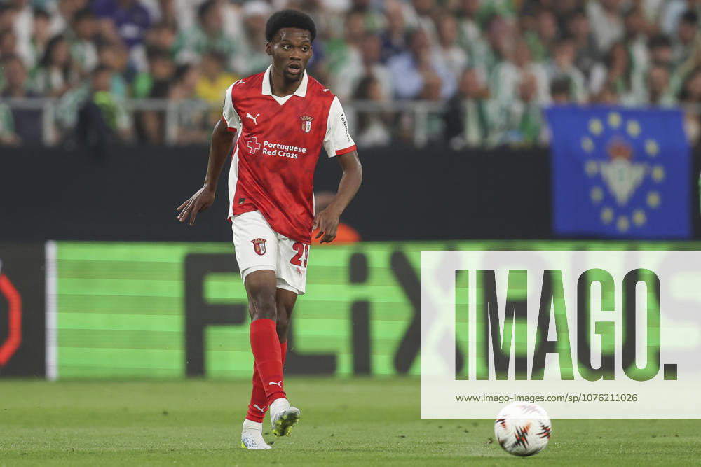 ESP: Real Betis-SC Braga. UEFA Europa League. Quarter-Finals, second Leg. Jean-Baptiste Gorby of SC Braga during the UEFA Europa League match, Quarter-Finals, second leg between Real Betis and SC Braga. Olimpico de la Cartuja Stadium on April 17, 2026 in Sevilla, Spain. kpng