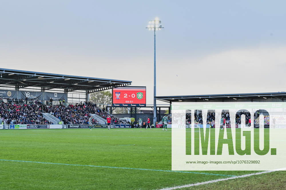 York City play Yeovil Town in the National League at the LNER Community Stadium Featuring: Atmosphere Where: York, United Kingdom When: 18 Apr 2026 Credit: Graham Finney Cover Images . NOT FOR USE BY NEWSPAPERS BASED IN THE UK.