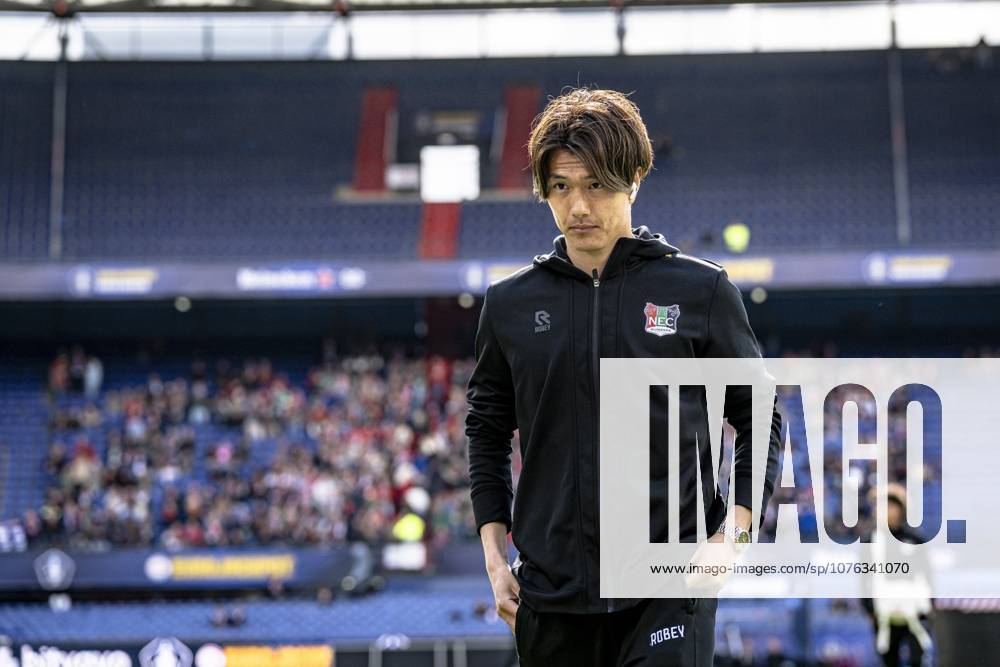 ROTTERDAM NEC player Koki Ogawa during the Eurojackpot KNVB Cup match between AZ and NEC in Rotterdam on April 19, 2026, at De Kuip stadium, Netherlands Photo by Stefan Koops EYE4IMAGES DeFodi Images