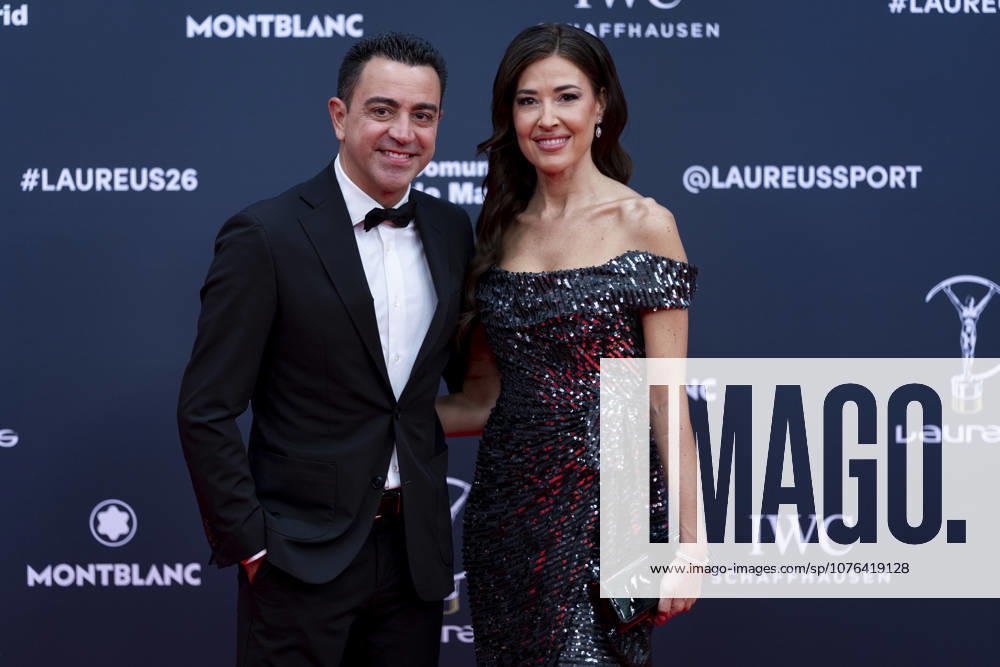Laureus World Awards 2026 MADRID, SPAIN - APRIL 20: Xavi Hernandez and Nuria Cunillera attends the red carpet at the 2026 Laureus World Sport Awards at Palacio De Cibeles on April 20, 2026 in Madrid, Spain. Madrid Palacio de Cibeles Madrid Spain