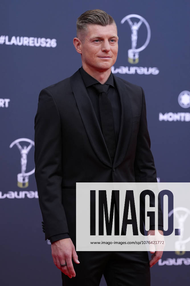 Toni Kroos attends the red carpet during 2026 Laureus World Awards. April 20,2026. (20260420788)
