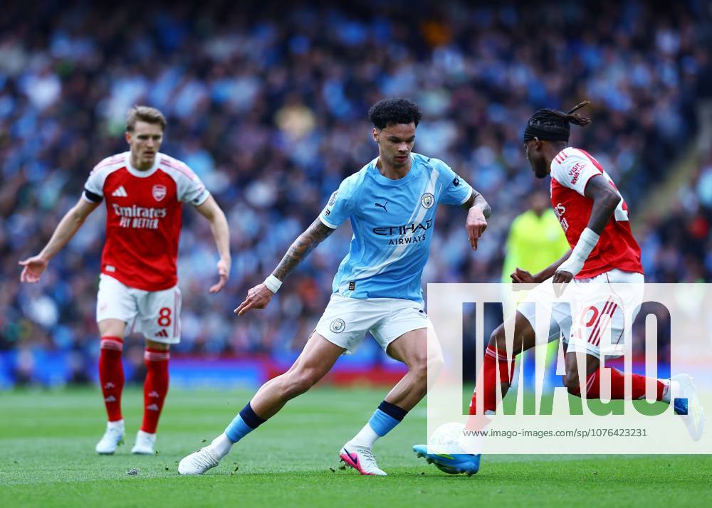Nico O Reilly of Manchester City Manchester City v Arsenal, Premier League, Football, Etihad Stadium, Manchester, UK - 19 Apr 2026Manchester Etihad Stadium United Kingdom