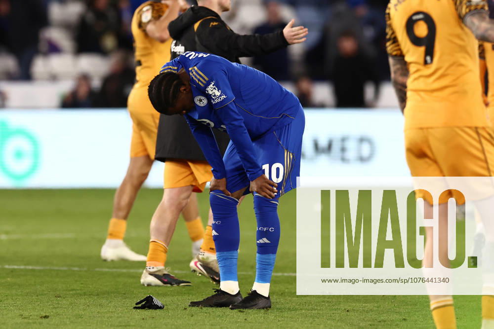 Leicester City v Hull City, EFL Sky Bet Championship Leicester City forward Stephy Mavididi (10) at the end of the EFL Sky Bet Championship match between Leicester City and Hull City at the King Power Stadium, Leicester, UK on 21 April 2026. Leicester King Power Stadium Leicestershire UK Editorial use only DataCo restrictions apply See www.football-dataco.com ,