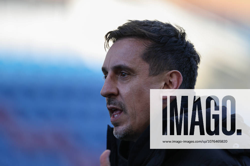 22nd April 2026; Turf Moor, Burnley, Lancashire, England; Premier League Football, Burnley versus Manchester City; Gary Neville ahead of the game AidanxHunter