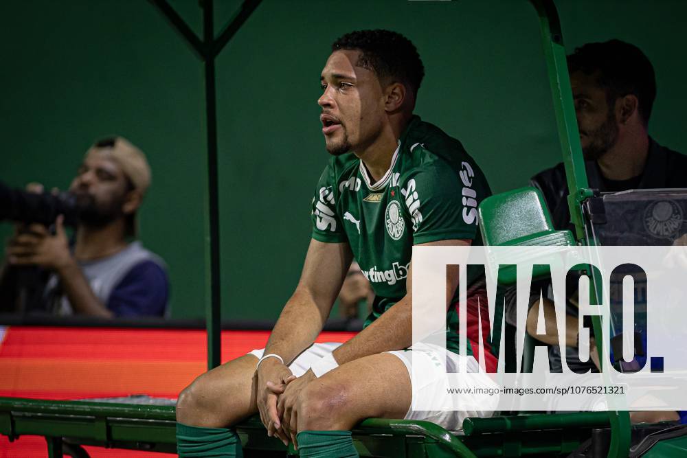 Match between Palmeiras and Jacuipense for the Brazilian Cup Sao Paulo (SP), April 23, 2026 - Copa do Brasil Palmeiras vs Jacuipense - Player Vitor Roque leaving in tears during the match between Palmeiras and Jacuipense for the Copa do Brasil, valid for the 5th round of the Copa do Brasil football tournament, at Allianz Parque stadium, on the night of Thursday, April 23, 2026, Brazil. Credit: William Oliveira PhD Press TheNews2(Foto: Phd Press Thenews2 imago images) SPO