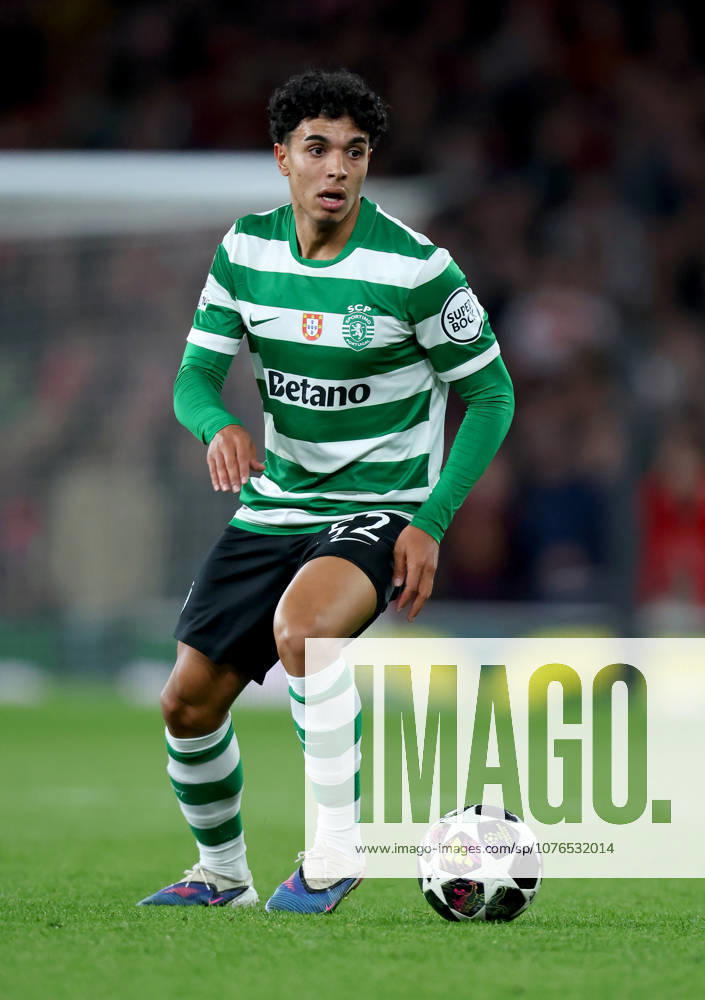 Arsenal FC v Sporting Clube de Portugal - UEFA Champions League 2025 26 Quarter-Final Second Leg Joao Simoes of Sporting Clube de Portugal on the ball during the UEFA Champions League 2025 26 Quarter-Final Second Leg match between Arsenal FC and Sporting Clube de Portugal at Arsenal Stadium on April 15, 2026 in London, England. WARNING! This Photograph May Only Be Used For Newspaper And Or Magazine Editorial Purposes. May Not Be Used For Publications Involving 1 player, 1 Club Or 1 Competition Without Written Authorisation From Football DataCo Ltd. For Any Queries, Please Contact Football DataCo Ltd on +44 (0) 207 864 9121 London Arsenal Stadium England United Kingdom