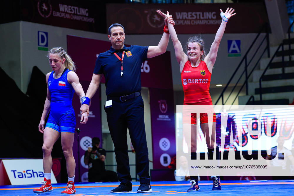 Senior Wrestling European Championships 2026 53kg WW Annika Wendle GER df Roksana Marta Zasina POL