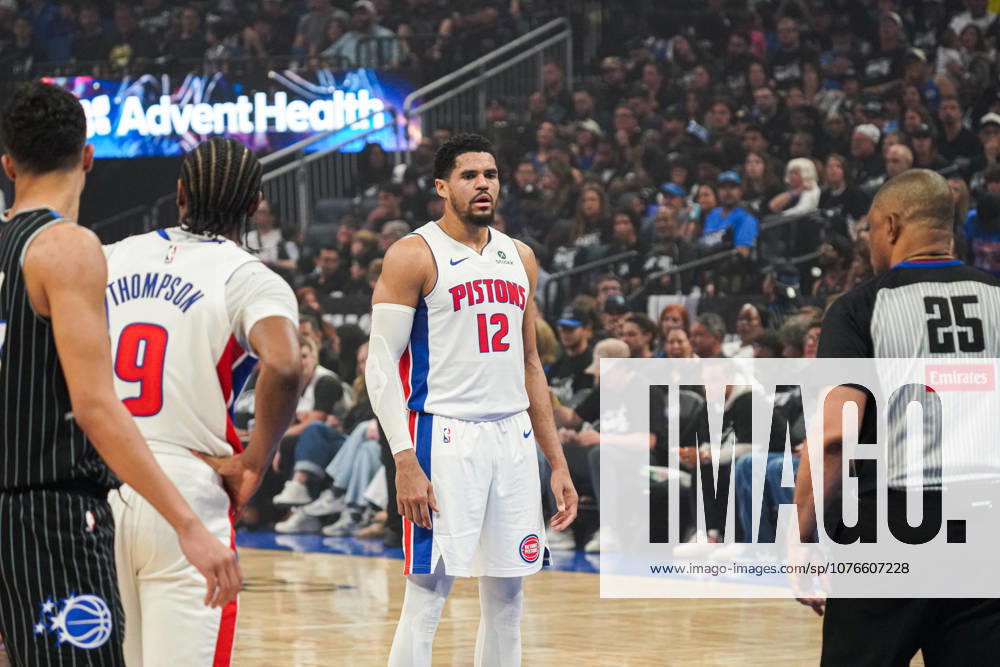 Detroit Pistons at Orlando Magic, Orlando, Florida, USA Orlando, Florida, USA, April 25, 2026, Detroit Pistons forward Tobias Harris 12 at the Kia Center.