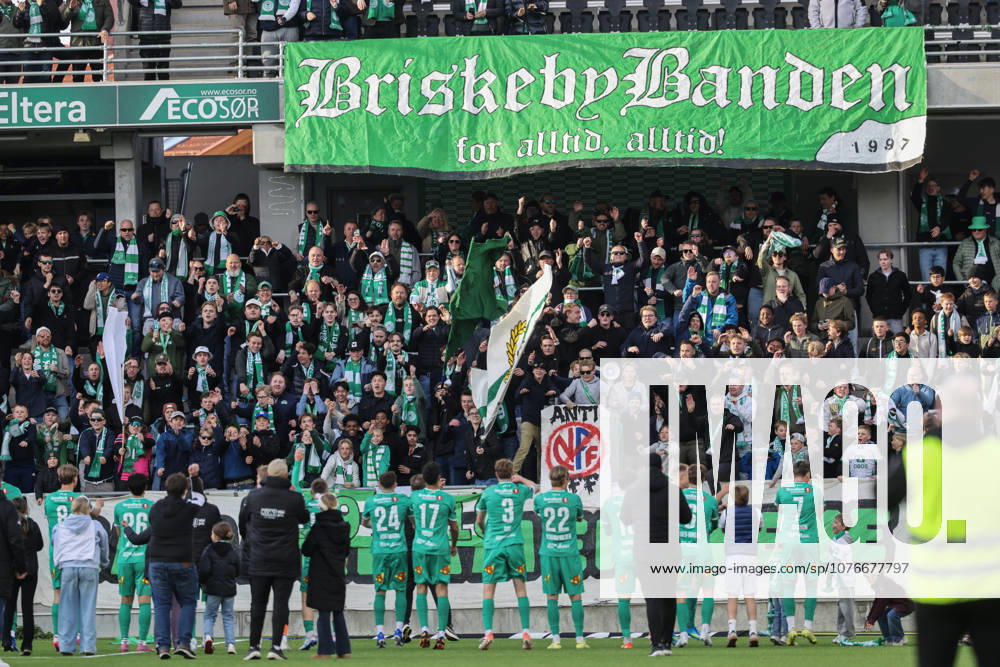 Eliteserien in football 2026 HamKam Start Hamar 20260426 HamKam celebrates after the elite series football match between HamKam and IK Start at Briskeby Stadium Photo Geir Olsen NTB undefined Hamar Norway RESTRICTED USE FOR BETTING COMPANIES
