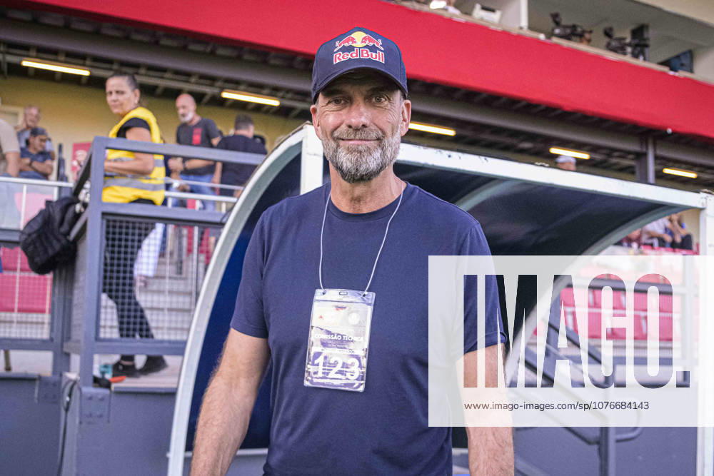 Jurgen Klopp, Head of the Red Bull Global Football Organisation looks on prior to a Brasileirao 2026 match between Bragantino and Palmeiras at Nabi Abi Chedid on April 26, 2026 in Braganca Paulista, Brazil. (Photo by Anderson Lira Sports Press Photo )
