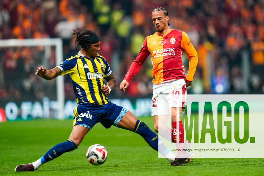 Galatasaray SK v Fenerbahce SK - Trendyol Super Lig Leroy Aziz Sane of Galatasaray SK is in action during the Trendyol Super League match between Galatasaray and Fenerbahce at Rams Park in Istanbul, Turkey, on April 26, 2026. Istanbul Istanbul Turkey