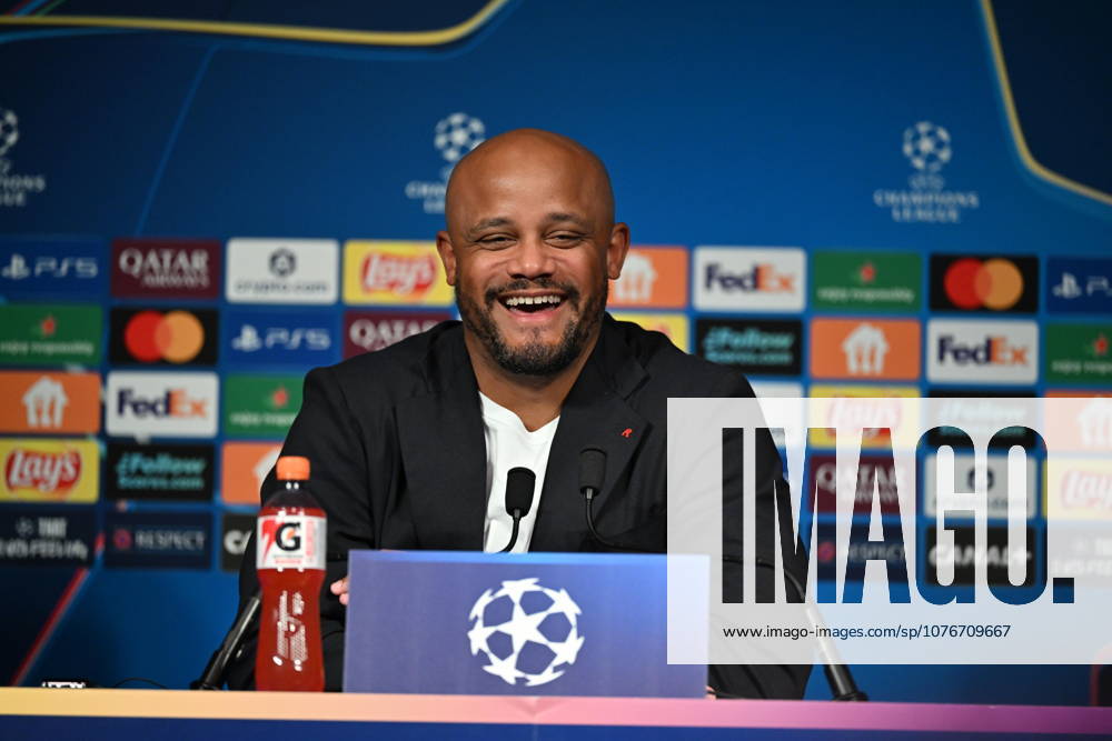 Ahead of PSG v FC Bayern Munich - UEFA Champions League PARIS, FRANCE - APRIL 27: Bayern Munich head coach Vincent Jean Mpoy Kompany attend a press conference, PK, Pressekonferenz ahead of the UEFA Champions League semi-final first leg match between Paris Saint-Germain and FC Bayern Munich at Parc des Princes in Paris, France on April 27, 2026. Mustafa Yalcin Anadolu Paris France. Editorial use only. Please get in touch for any other usage.