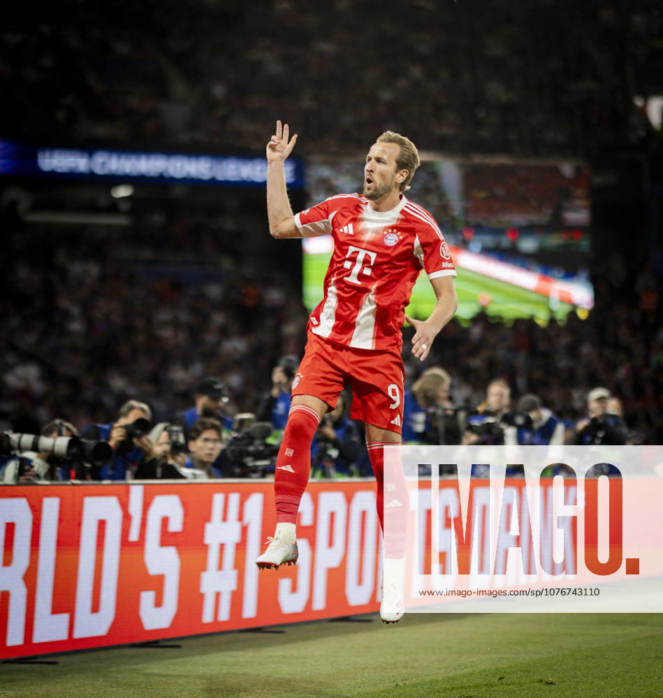 Paris, France 28th Apr 2026 Goal celebration Harry Kane FCB Paris Saint Germain FC Bayern Munich 28 04 2026