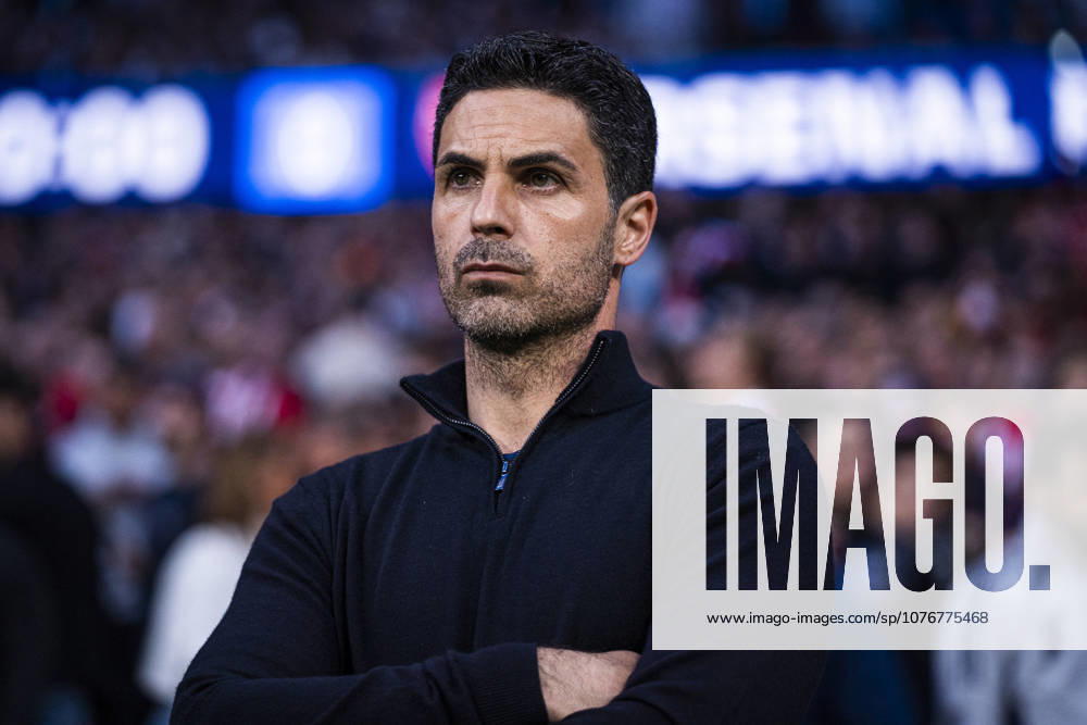 UEFA Champions League - Atletico de Madrid v Arsenal FC UEFA Champions League - Atletico de Madrid v Arsenal FC.Arsenal FC s coach Mikel Arteta during Champions League 2025 2026, semi-final, first leg match.April 29, 2026 Photo by Tomas Garrido AlterPhotos ABACAPRESS.COM Madrid Spain