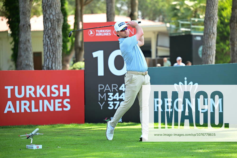 Turkish Airlines Open 2026 kicks off in Antalya ANTALYA, TURKIYE - APRIL 30: Brandon Stone of South Africa competes in the Turkish Airlines Open 2026 Golf Tournament at the Regnum National Golf Club in Antalya, Turkiye on April 30, 2026. Orhan Cicek Anadolu Antalya Turkey. Editorial use only. Please get in touch for any other usage.
