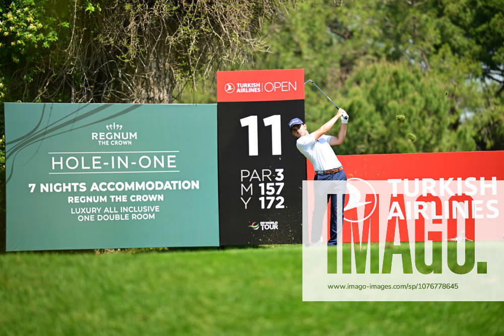 Turkish Airlines Open 2026 kicks off in Antalya ANTALYA, TURKIYE - APRIL 30: Daniel Rodrigues of Portugal competes in the Turkish Airlines Open 2026 Golf Tournament at the Regnum National Golf Club in Antalya, Turkiye on April 30, 2026. Orhan Cicek Anadolu Antalya Turkey. Editorial use only. Please get in touch for any other usage.